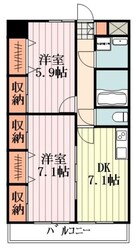 メルベーユの物件間取画像